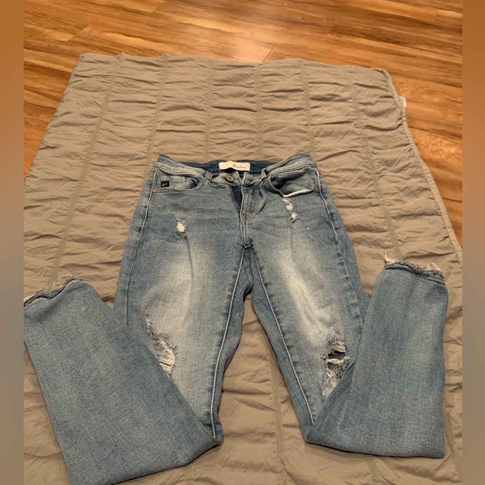 Kancan Distressed Skinny Jeans